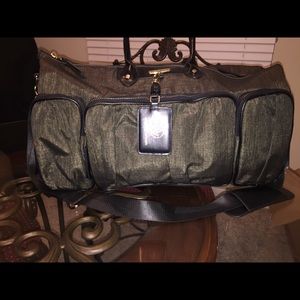 Adrienne Vittadini 22" Two-Tone Duffle Bag